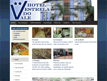 Tablet Screenshot of hotelestreladovale.com.br